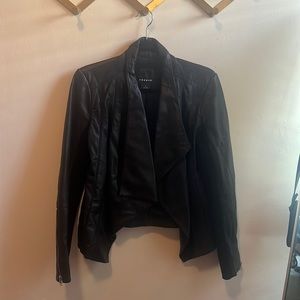 TROUVÉ Soft black leather jacket